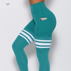 Bombshell Lagoon thigh high pocket legging size M,wornonce, will trade for large